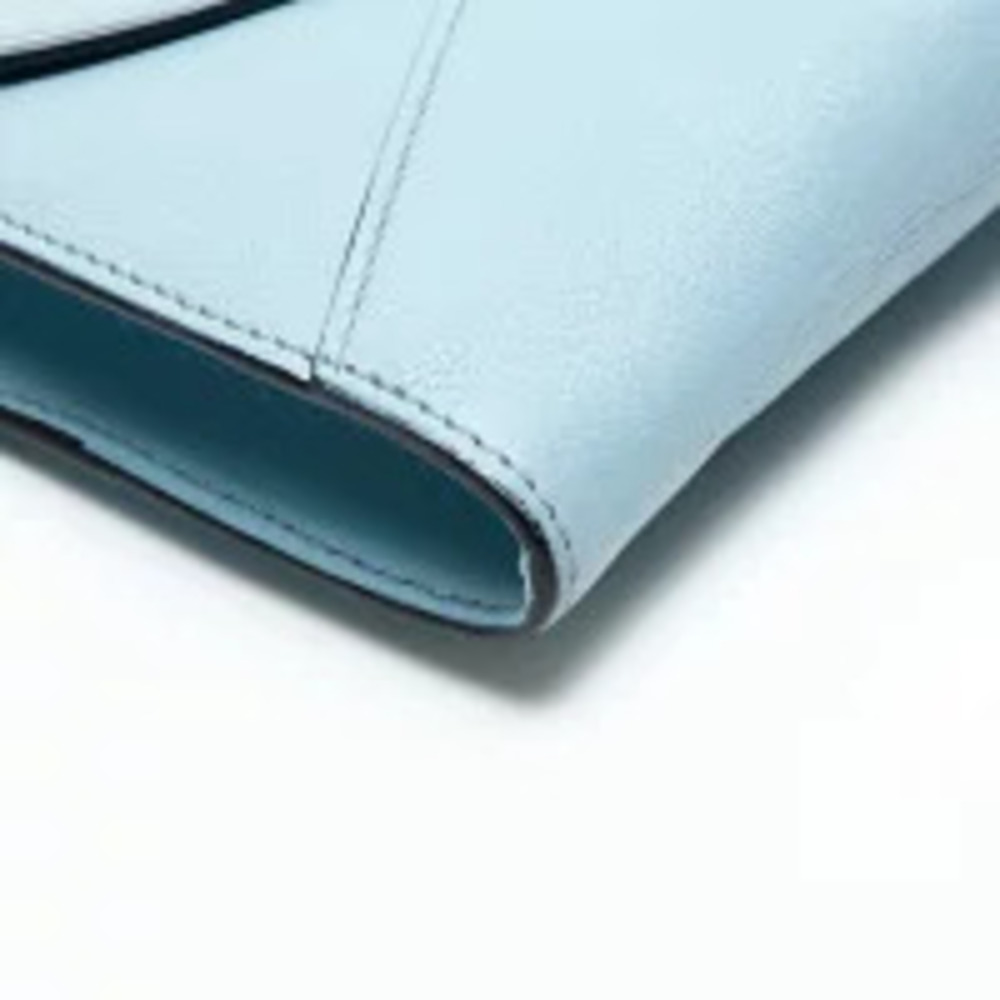Miu Miu Leather Letter Shoulder Bag Blue - Picture 6 of 13